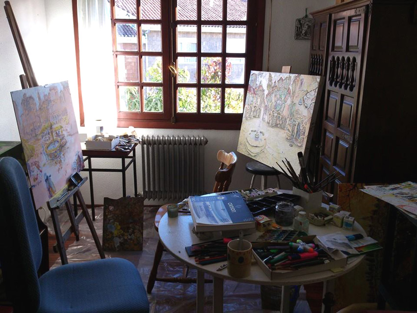 Carlos Pardo Fine Artist Atelier Santiago de Compostela
